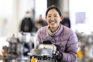 若手女子レーサー　〝有望株〟を探せ‼　上田紗奈選手（大阪）　兄の収入見て、レーサー志望